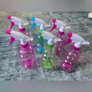 New lot of 6 Colorful Spray Bottles